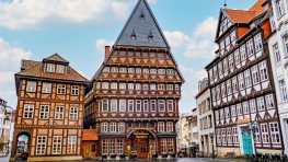 historische bauwerke, deutschland, hildesheim, knochenhaueramtshaus