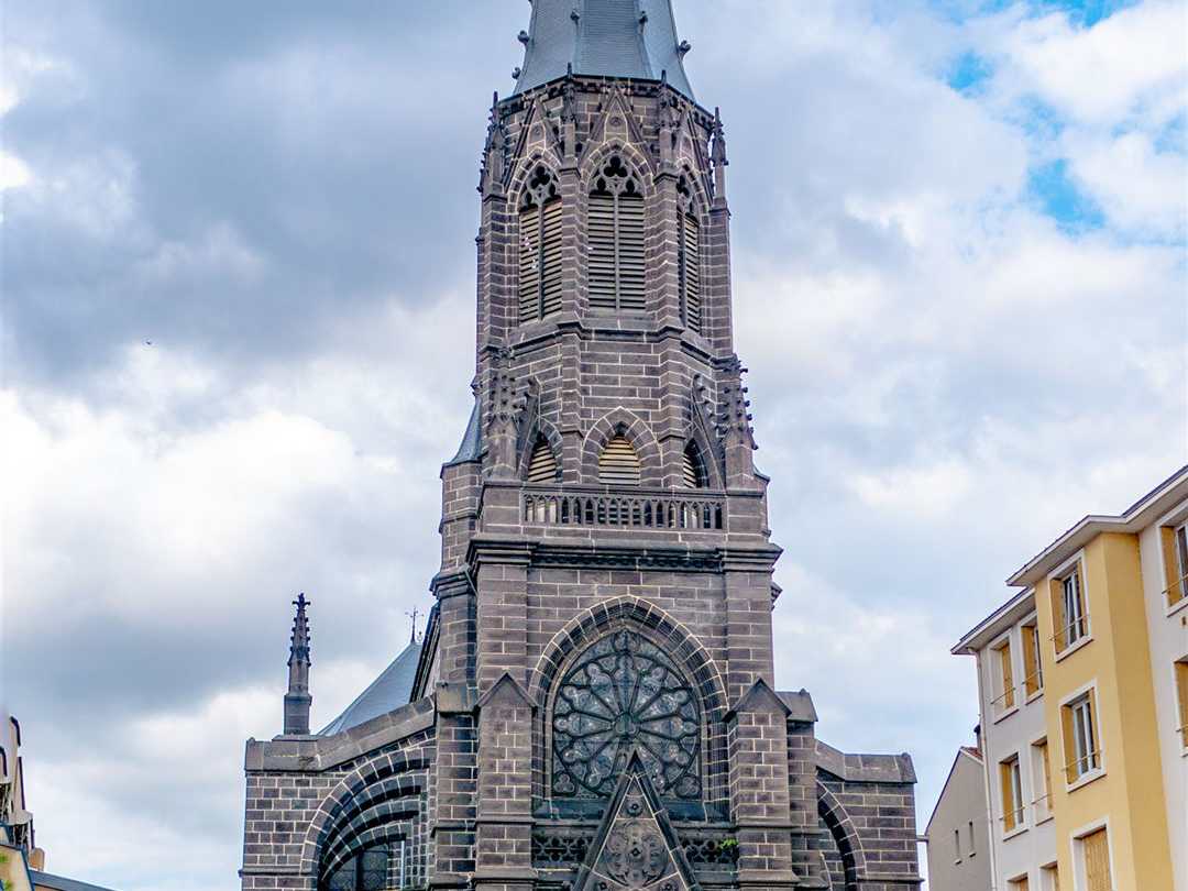 historische bauwerke, frankreich, clermont-ferrand, saint-eutrope, kirche