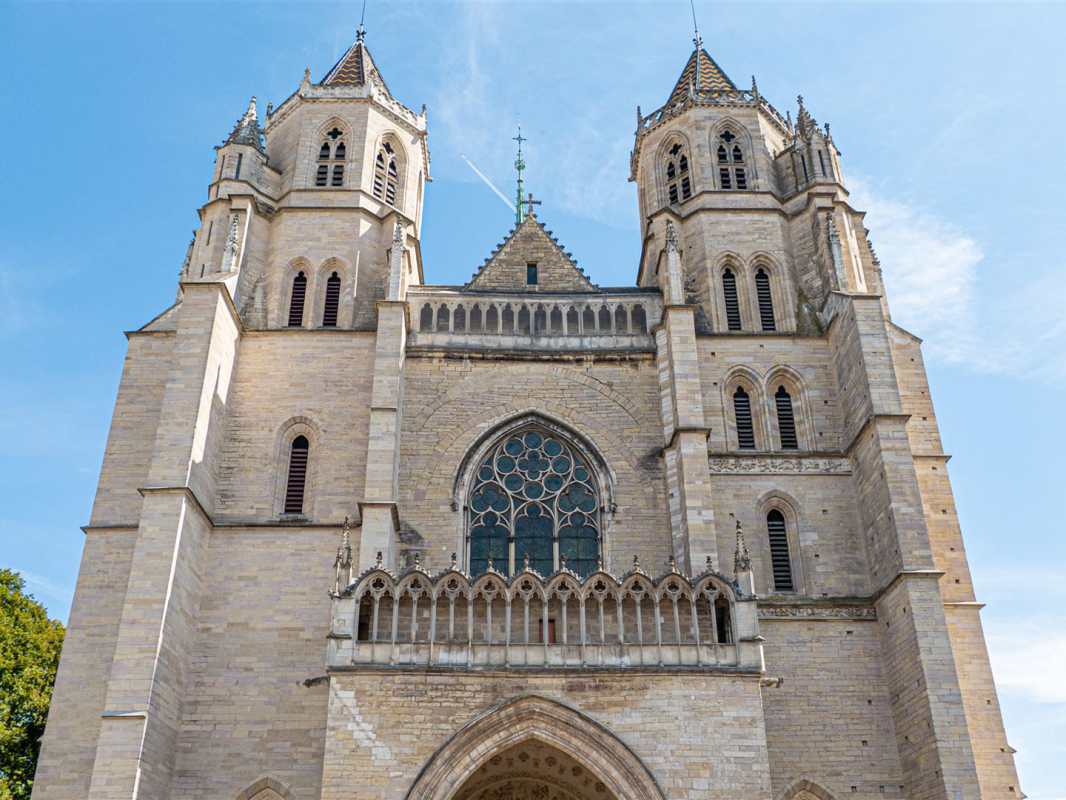 historische bauwerke, frankreich, dijon, kathedrale