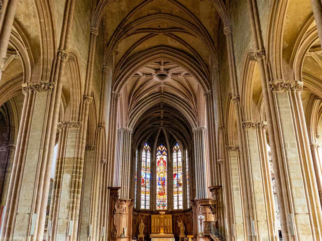 historische bauwerke, frankreich, dijon, saint-michel