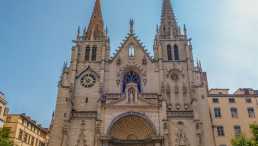 historische bauwerke, frankreich, lyon, kathedrale, saint-jean-baptist