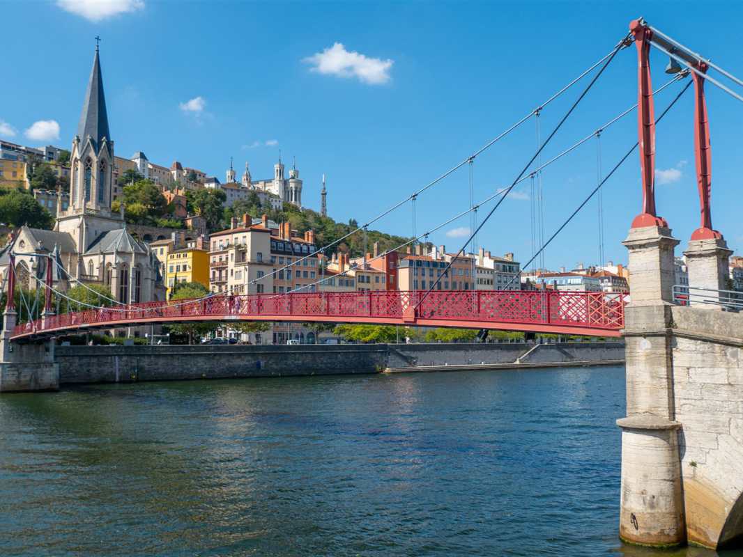 historische bauwerke, frankreich, lyon, saône