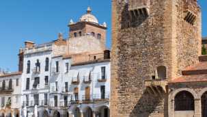 historische bauwerke, spanien, cáceres, turm, Torre de Bujaco