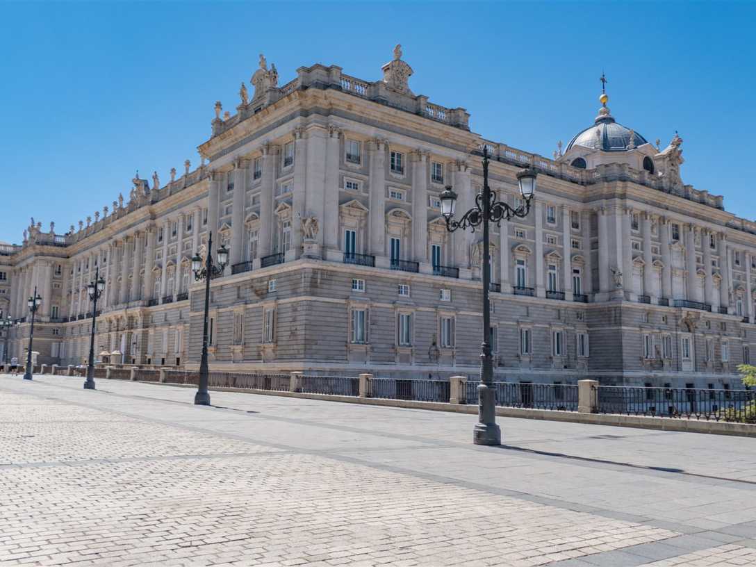 historische bauwerke, spanien, madrid, palacio real, königliches schloss