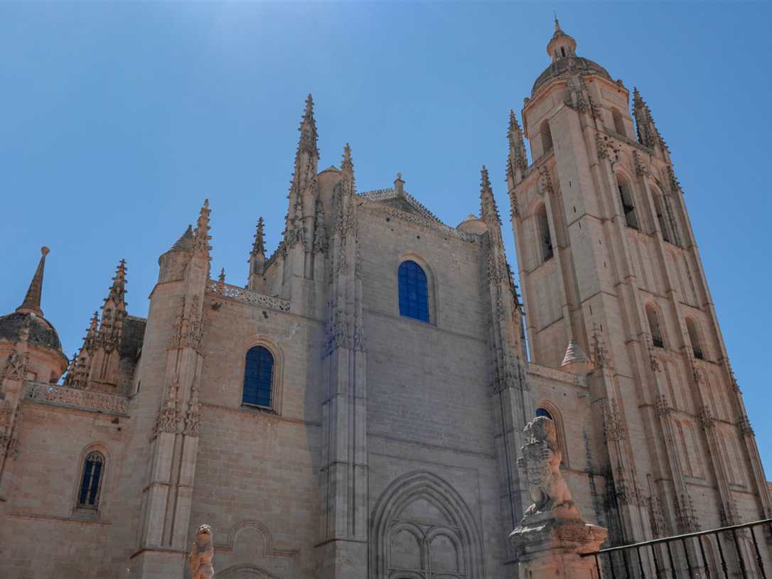 historische bauwerke, spanien, segovia, kathedrale, catedral de segovia
